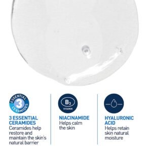 CeraVe Foaming Cleanser For Normal To Oily Skin Dermatologist-Developed Facewash Cleansers For Acne-Prone Skin