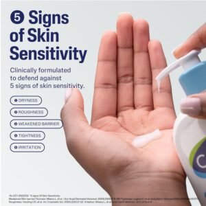 Cetaphil Gentle Skin Hydrating Face Wash Cleanser with Niacinamide & Vitamin B5 for Dry to Normal, Sensitive Skin