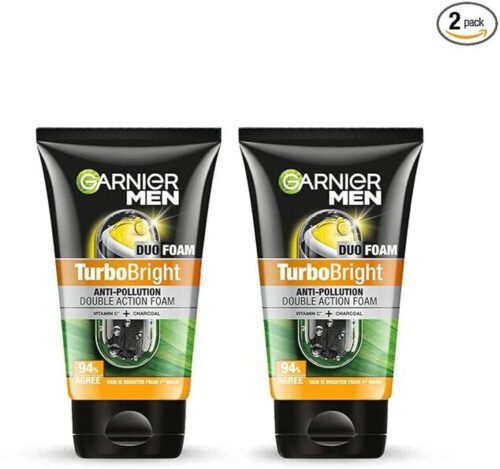 Read more about the article Garnier Men Face Wash Brightening & Anti-Pollution Review TurboBright Double Action: Cleanse, Brighten & Protect