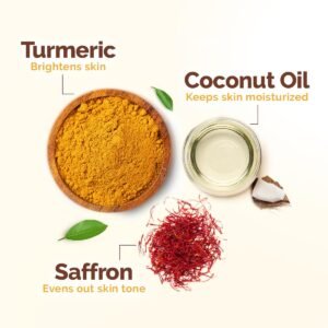 Mamaearth Ubtan Natural Glow Face Wash with Turmeric & Saffron | For Tan Removal & Skin brightening For Men & Women