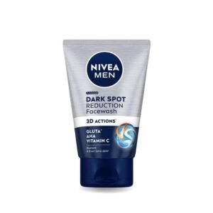 NIVEA MEN Dark Spot Reduction Face Wash With Ginko and Ginseng Extracts for Clean, Healthy & Clear Skin in Summer With 10 X Vitamin C