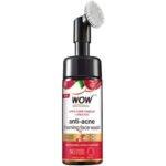 WOW Skin Science Apple Cider Vinegar Foaming Face Wash Review (With Built-in Brush)